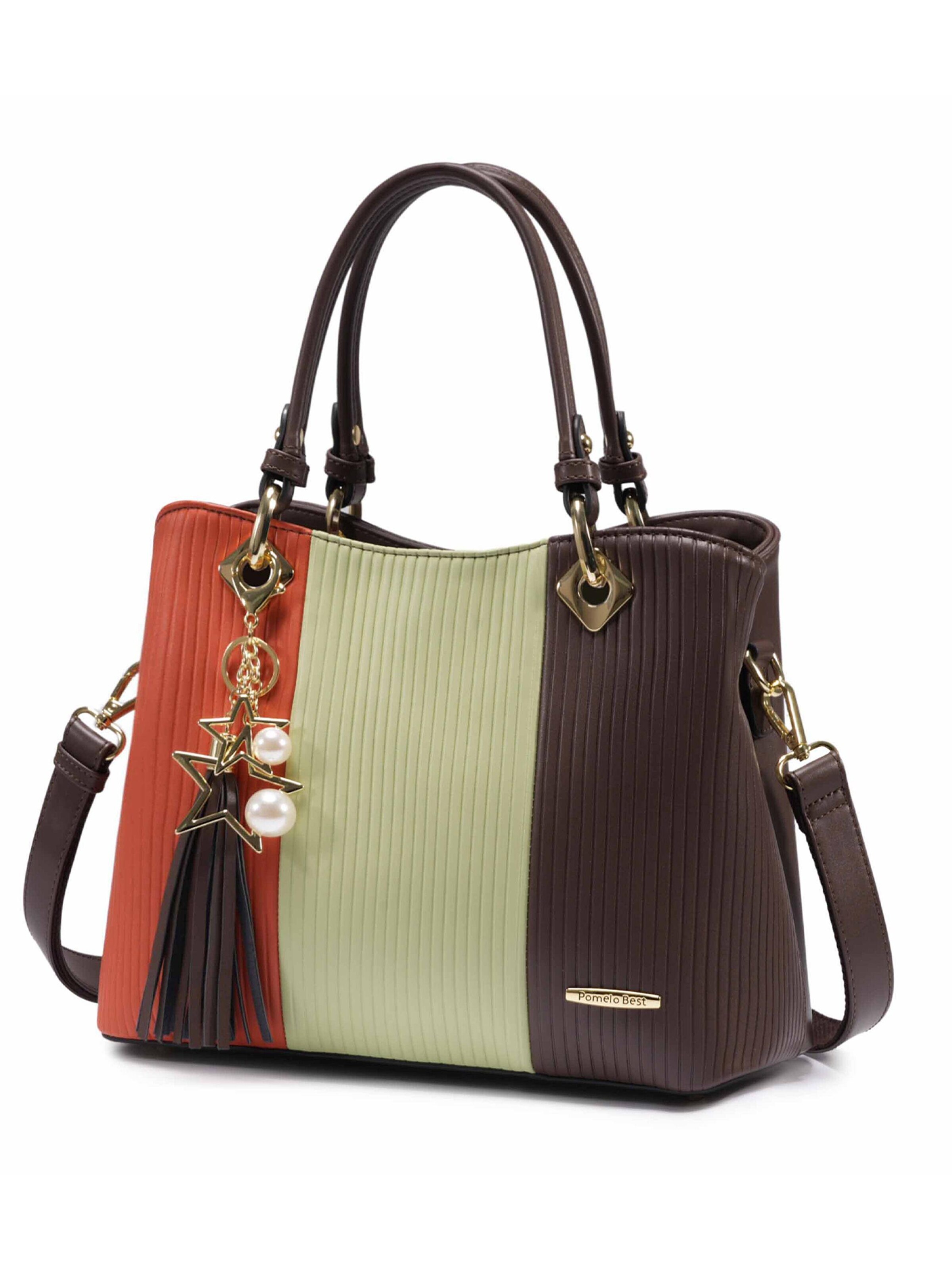 Pomelo Best Handbag 'Neapolitan' in Orange: front