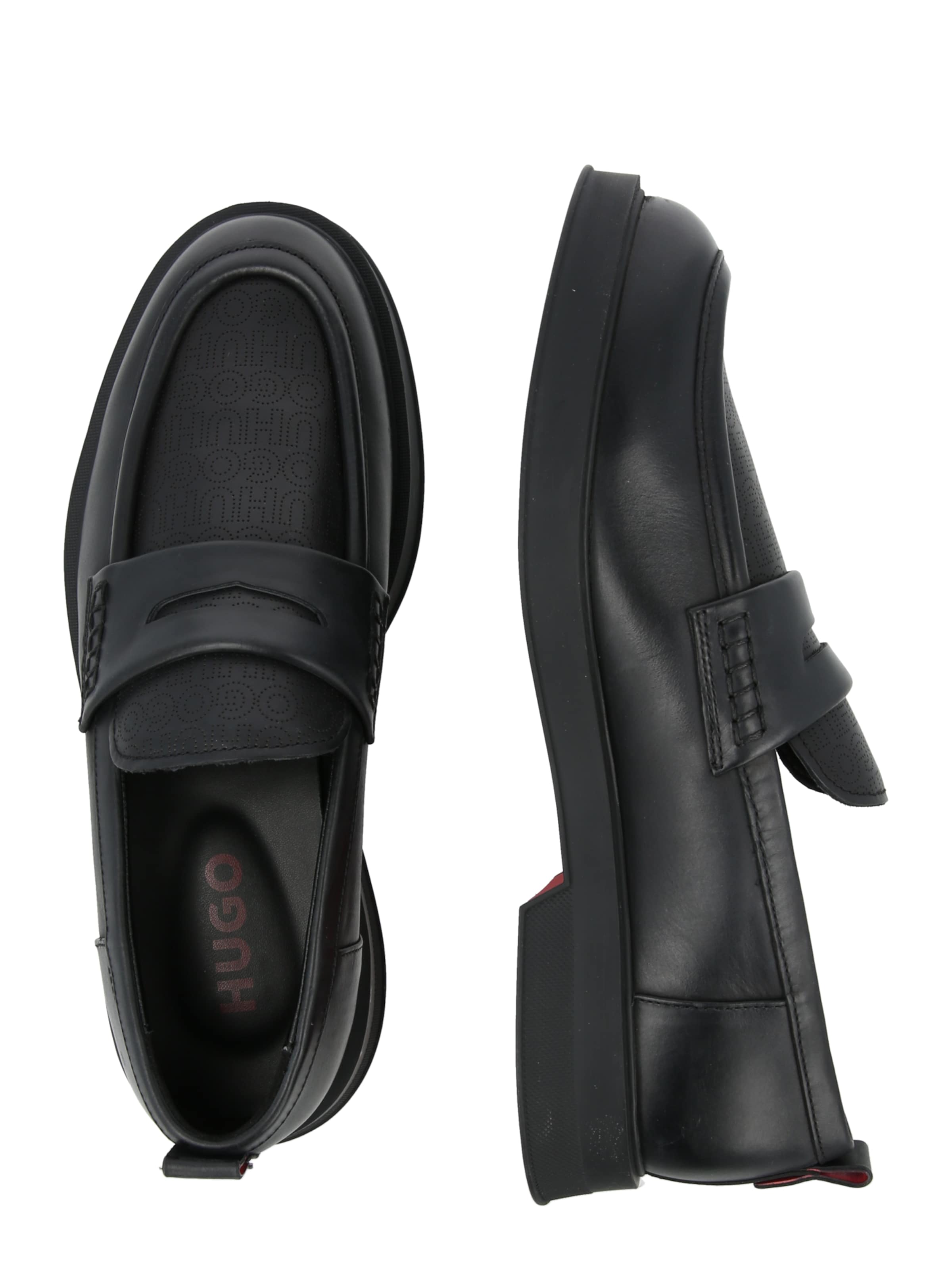 HUGO Classic Flats 'Lenner' in Black