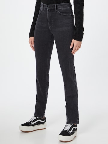 WRANGLER Slimfit Jeans i svart: framsida