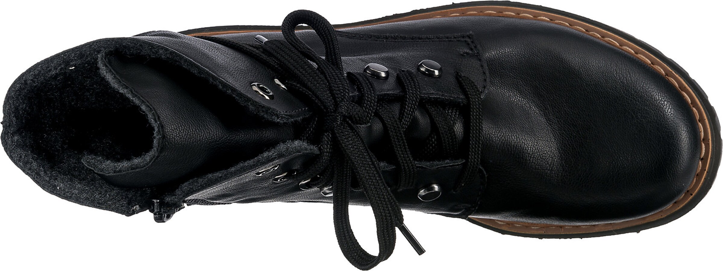 Bottines à lacets Rieker en noir