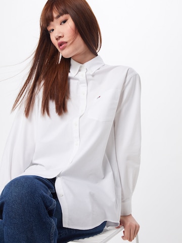 Tommy Jeans Bluza | bela barva