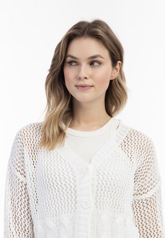 DreiMaster Vintage Knit cardigan in White