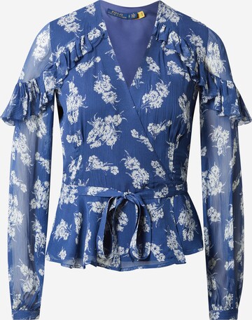 Polo Ralph Lauren Блуза 'JUNIA' в синьо: отпред