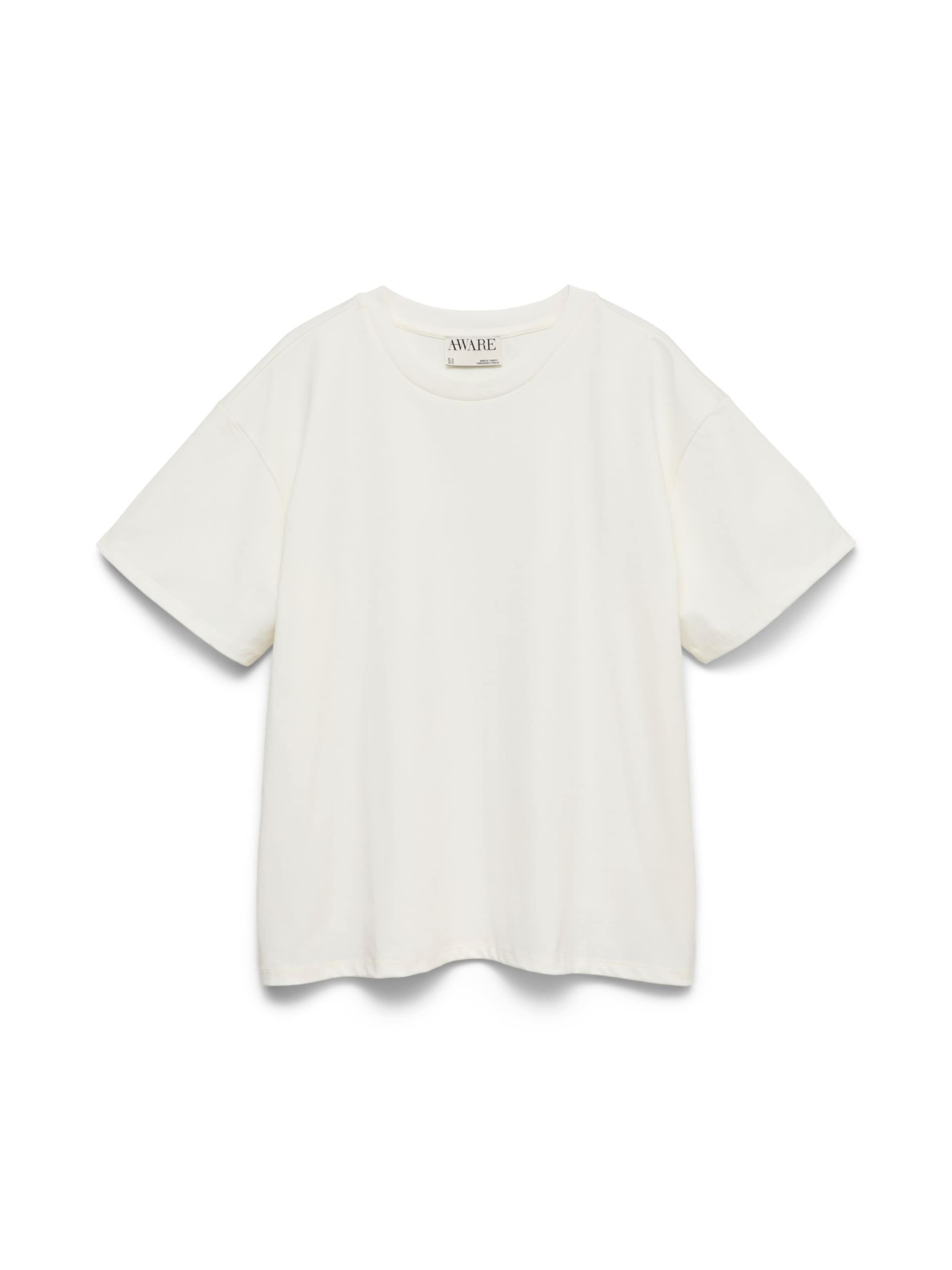 VERO MODA Oversized shirt 'AWDallas' in Wit: voorkant