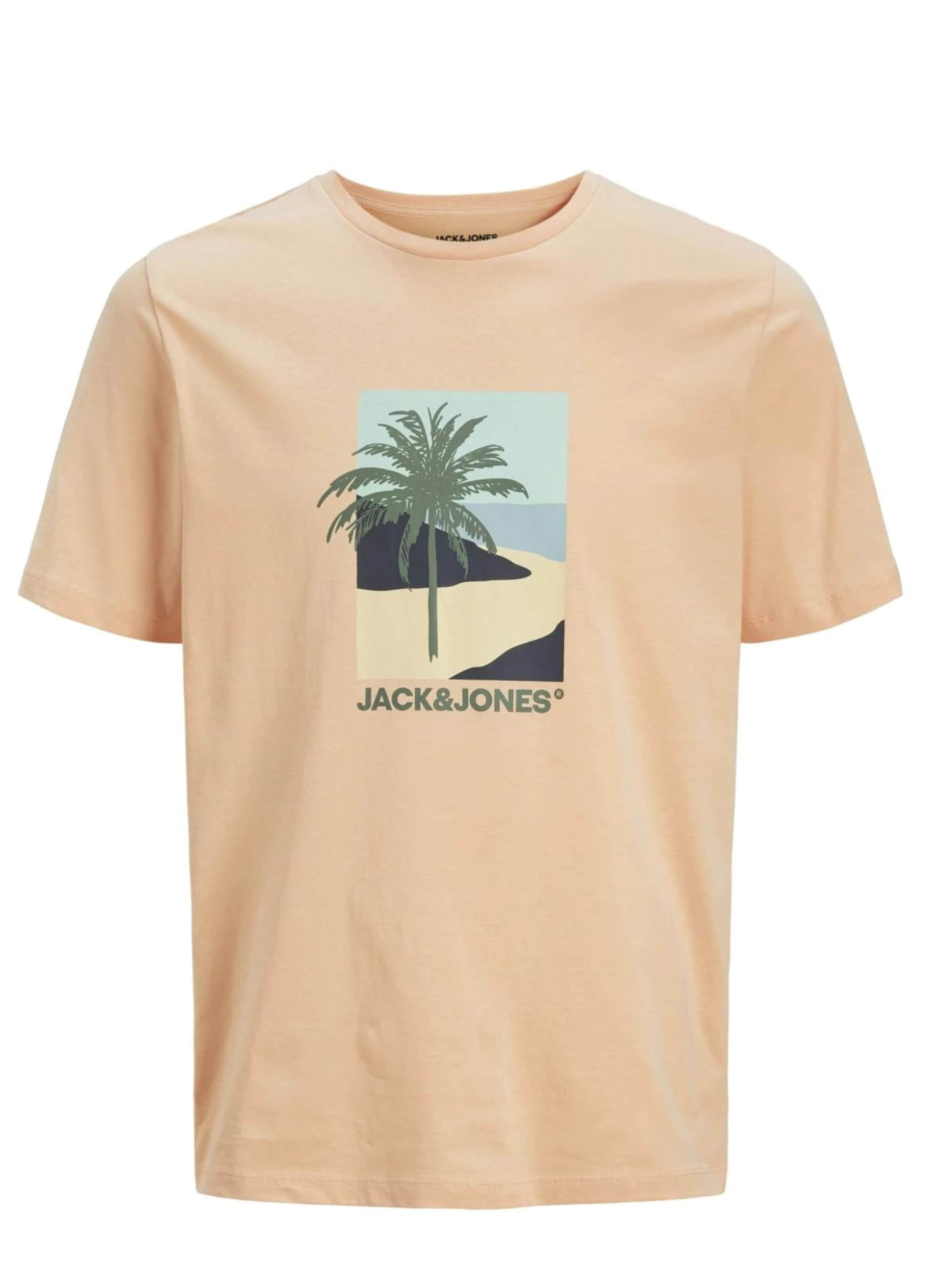 T-Shirt JACK & JONES en orange : devant