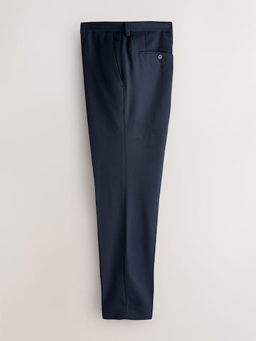 Coupe slim Pantalon à plis Next en bleu
