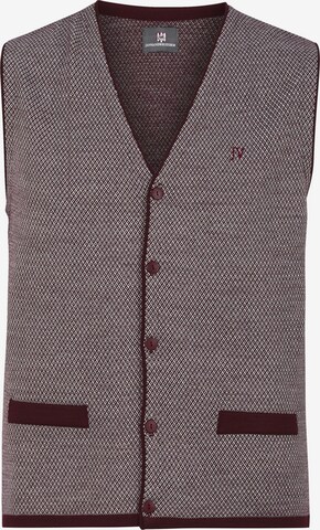 Jan Vanderstorm Knit Cardigan ' Tane ' in Red: front