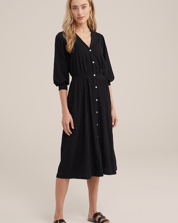 WE Fashion - Vestido camisero en negro