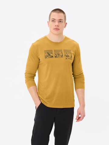 VAUDE Functioneel shirt 'Rosemoor III' in Geel