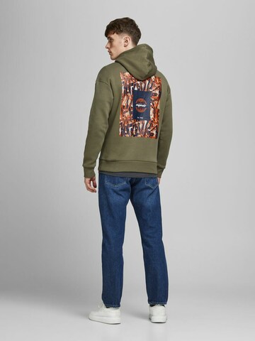 JACK & JONES Sweatshirt 'JORColton' in Green