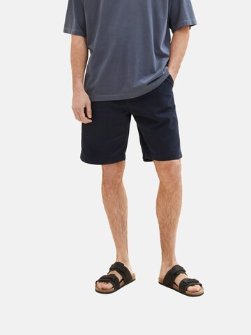 TOM TAILOR Regular Shorts in Blau: Vorderseite