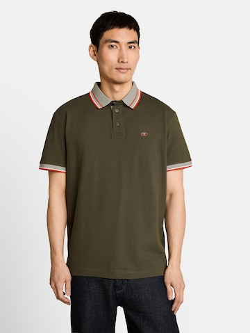 T-Shirt TOM TAILOR en vert : devant