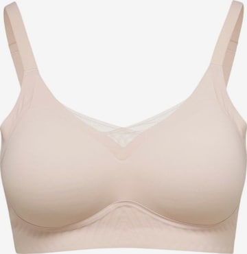 C&City Bralette Bra in Beige: front