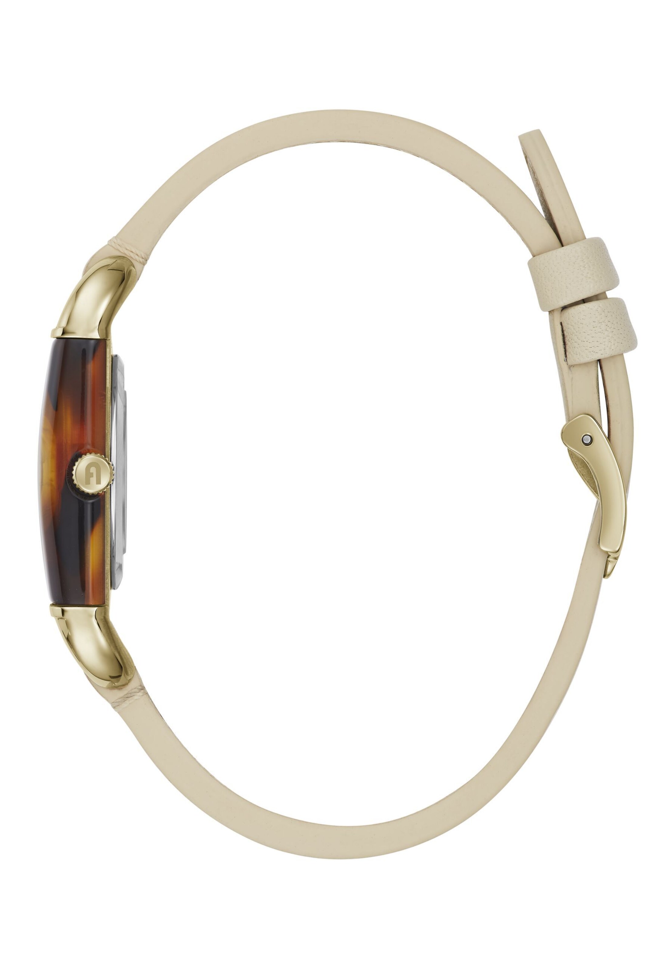 FURLA Analoguhr 'Arco Square' in Beige