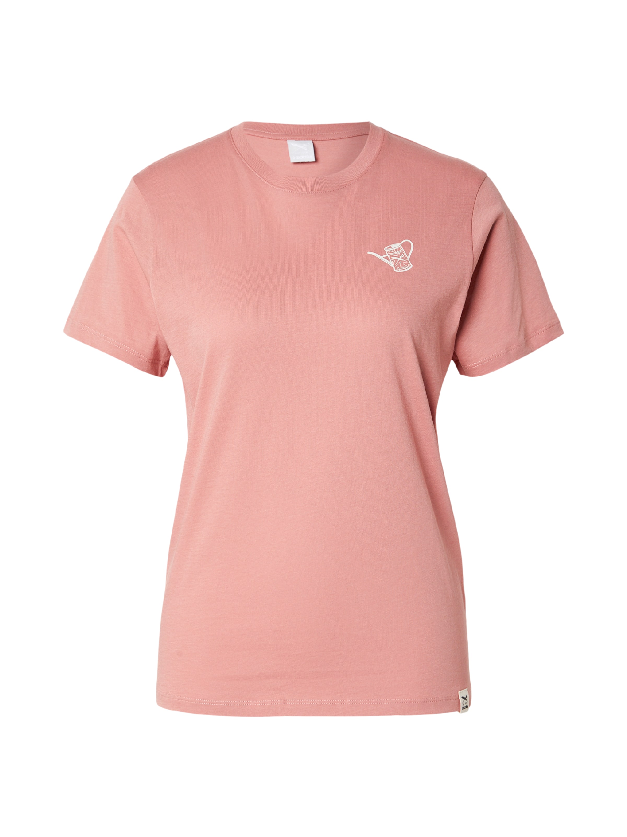 Iriedaily Shirts 'Monstera' i rød: forside