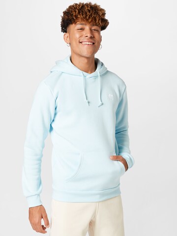 ADIDAS ORIGINALS Regular fit Sweatshirt 'Adicolor Essentials Trefoil' i blå: framsida