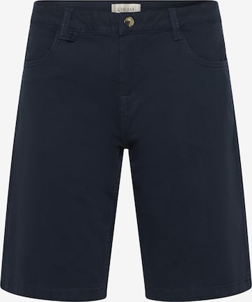 Cream Kalhoty 'CRBerta Twill' – modrá: přední strana