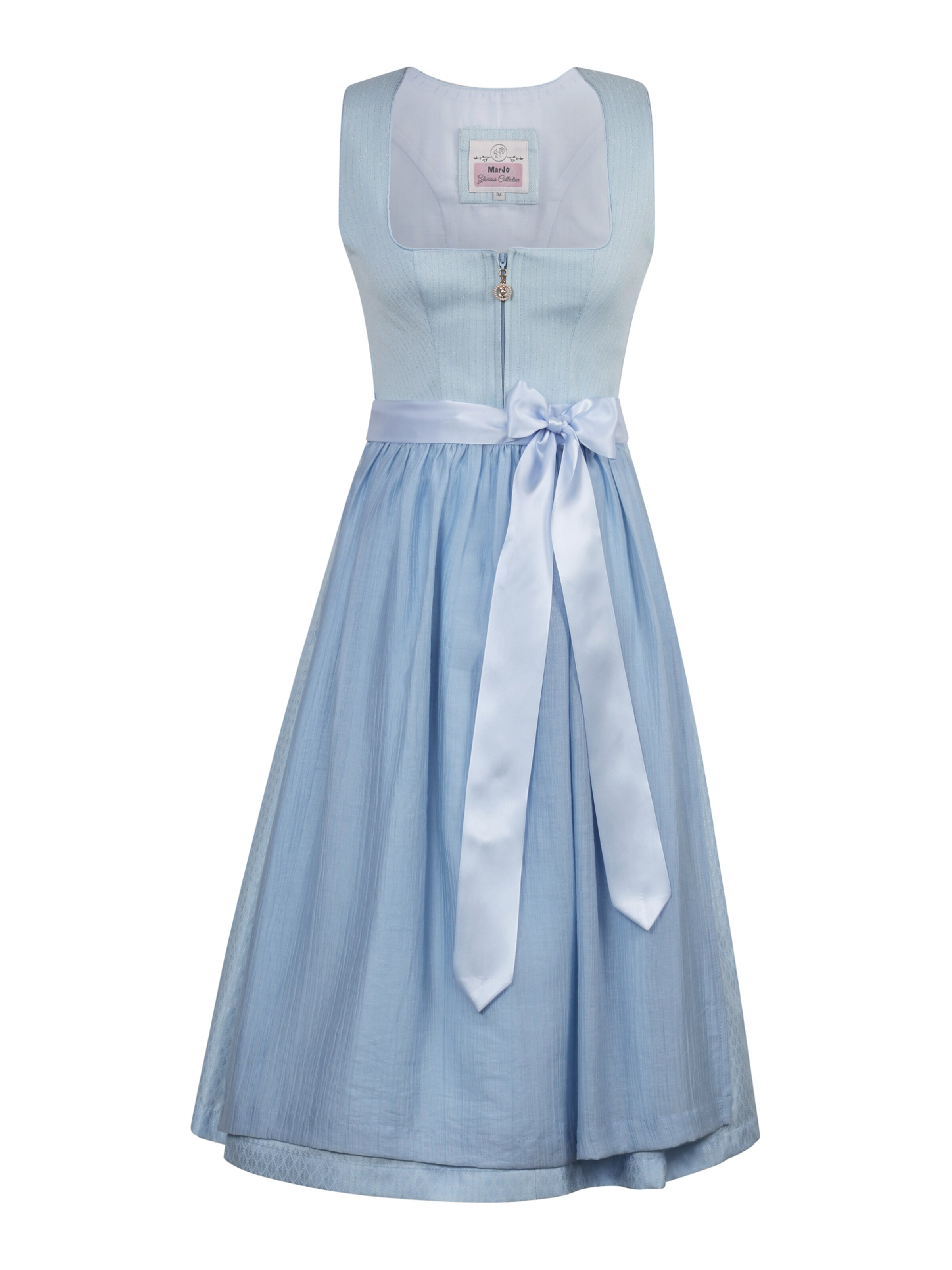 Rochițe tiroleze 'GY-12-Neutal' de la MARJO pe albastru: față