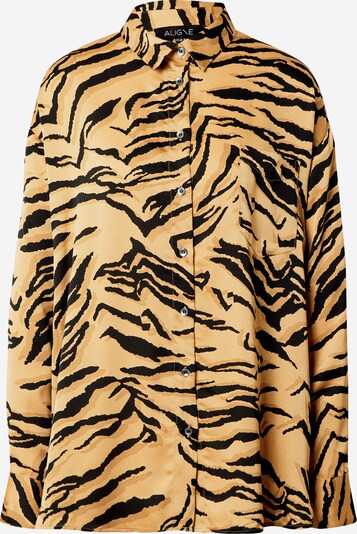 Aligne Bluse 'Alina' in beige / schwarz, Produktansicht