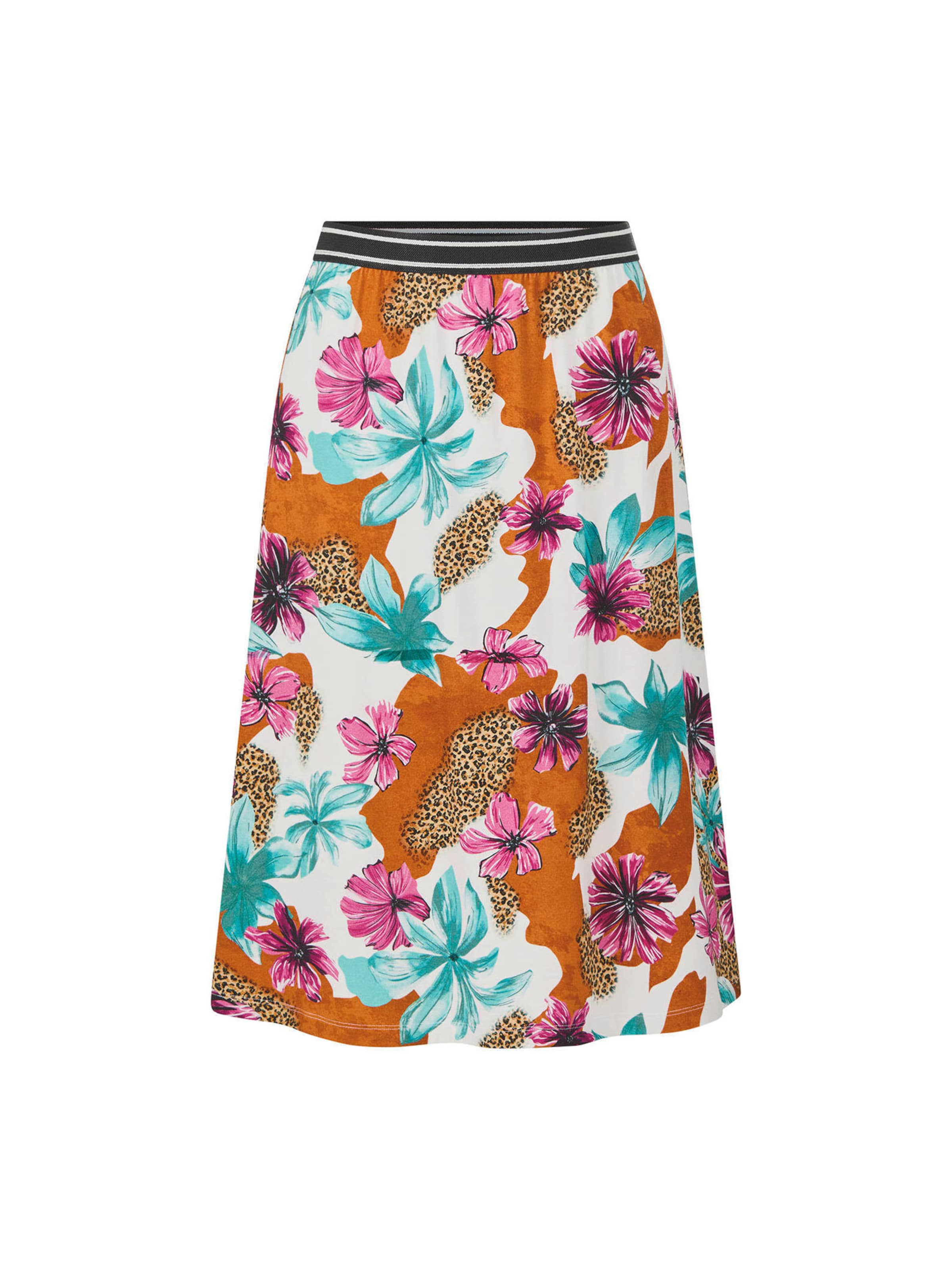 Goldner Rock in aqua / orange / weiß, Produktansicht