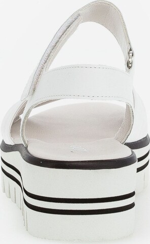 GABOR Strap Sandals in White