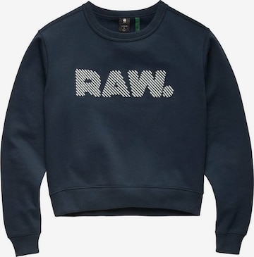 G-Star RAW Sweatshirt in Blau: predná strana