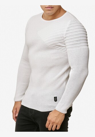 Redbridge Sweater 'Amarillo Arrow' in White