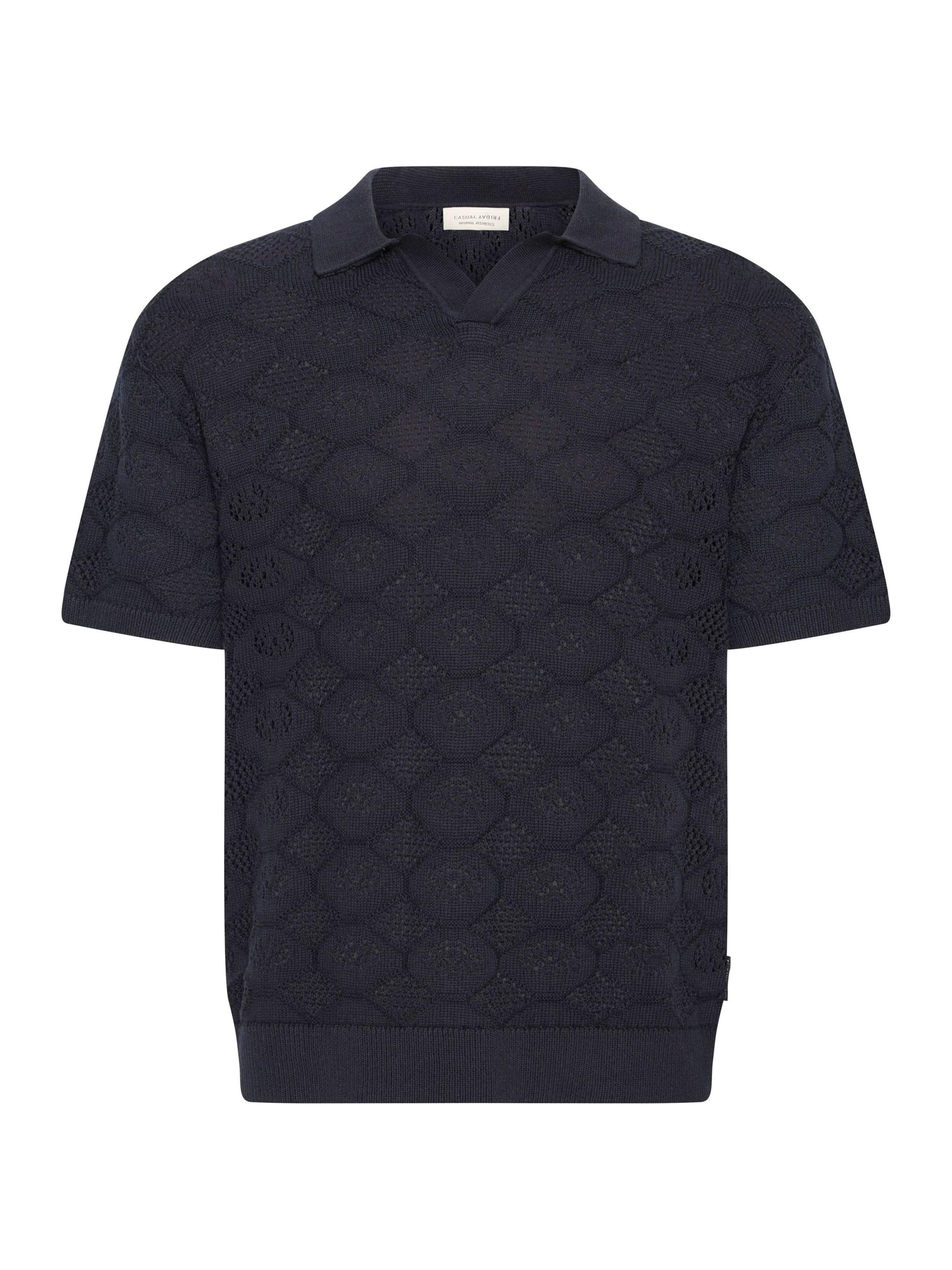 T-Shirt ' CFAngvig ' Casual Friday en bleu : devant