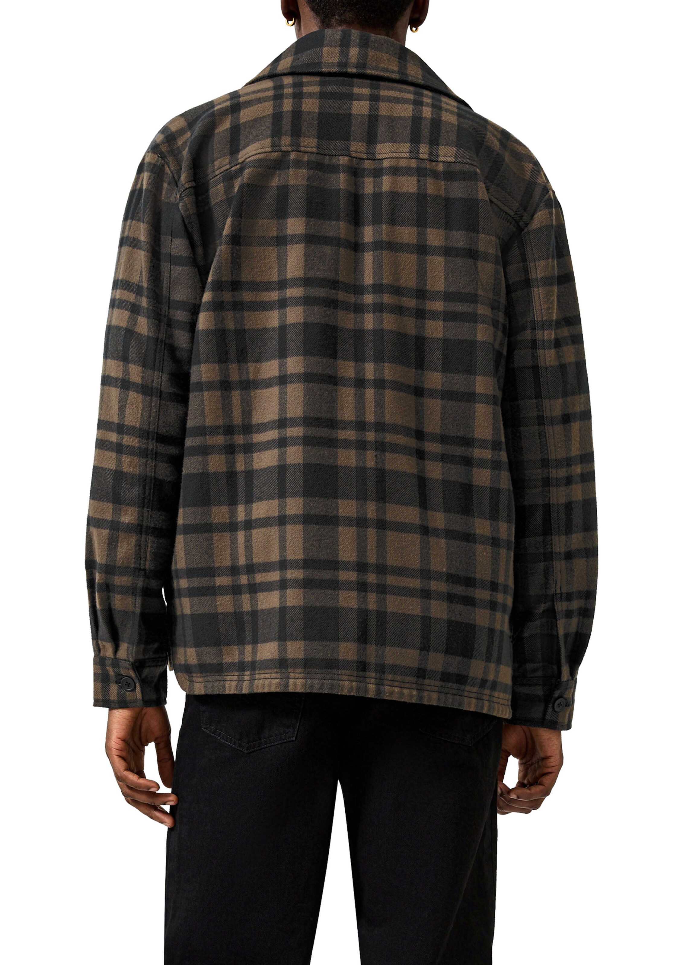 Veste mi-saison QS en marron : derrière