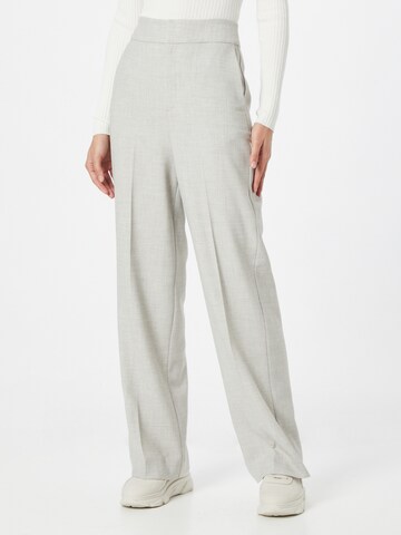 InWear Regular Trousers with creases 'WadinaI' in Grey: front