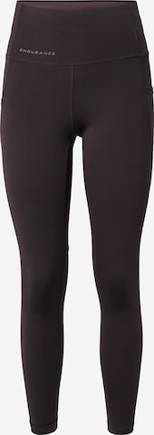 ENDURANCE Regular Workout Pants 'TATHER' in Black: front