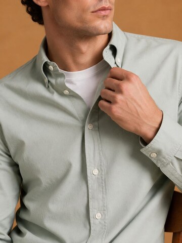 KING Essentials Regular fit Button Up Shirt 'The Tommy' in Green