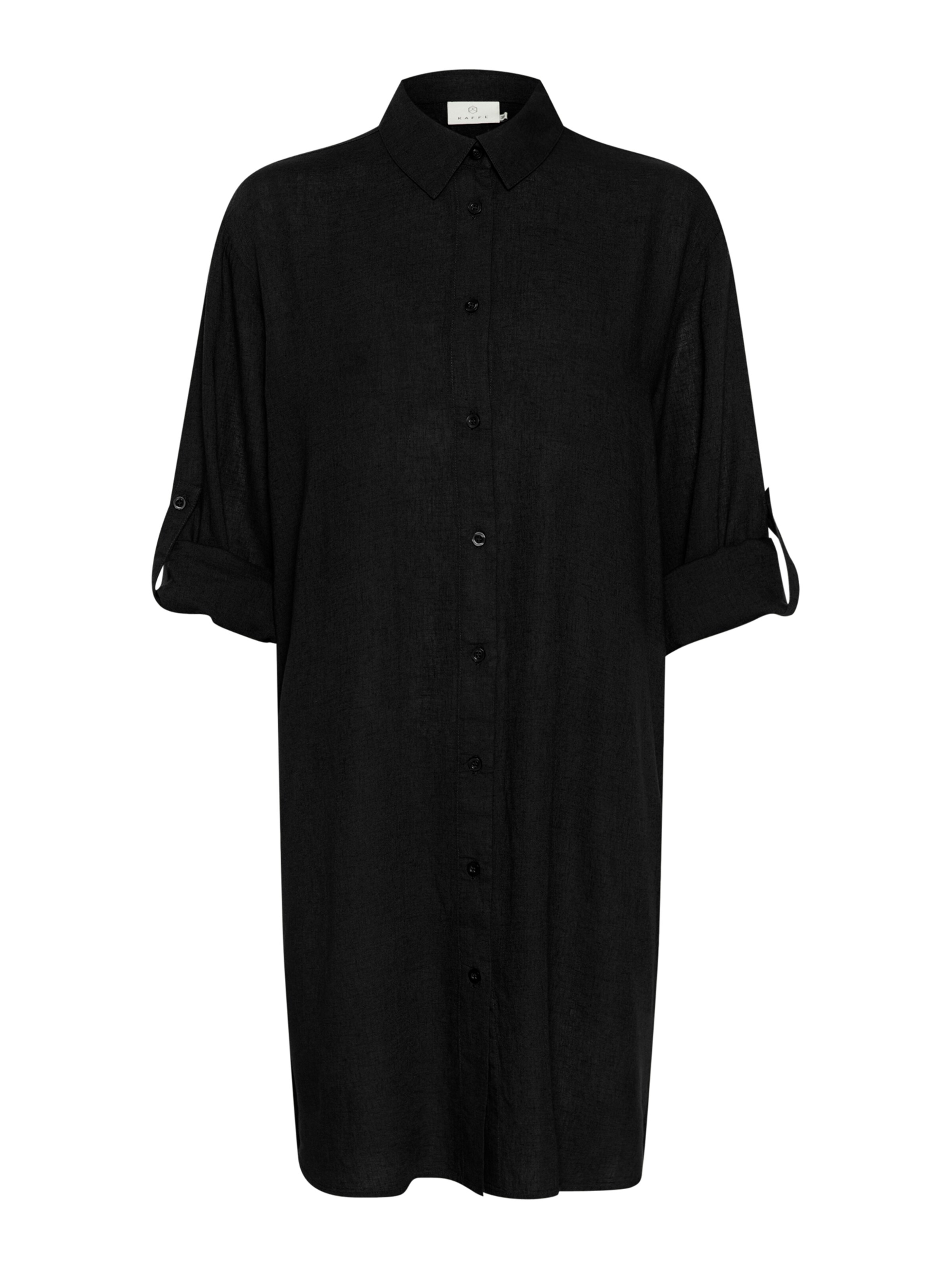Kaffe Платье-рубашка 'Milia' в Черный: спереди