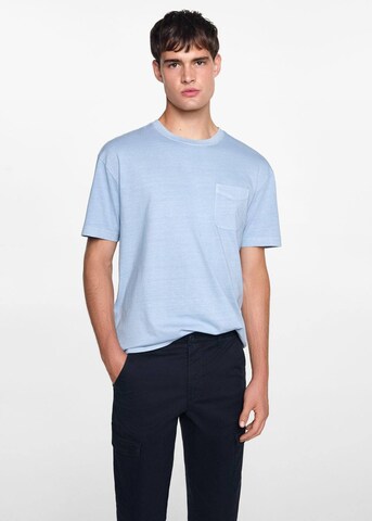 MANGO MAN Regular Hose in Blau