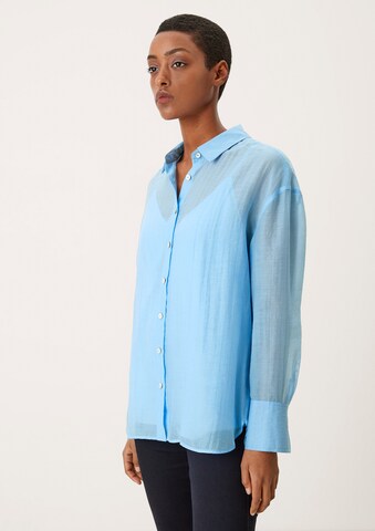 s.Oliver BLACK LABEL Blouse in Blauw