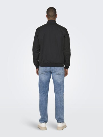 Veste mi-saison 'ONSALEXANDER' Only & Sons en noir