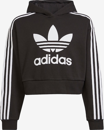 ADIDAS ORIGINALS Hoodie 'Adicolor ' in Schwarz: predná strana