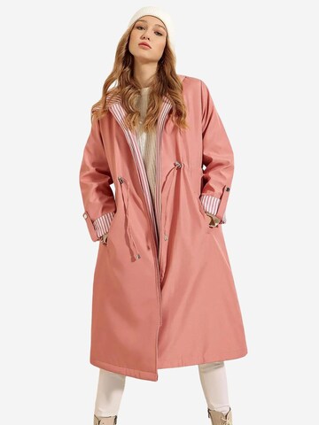 Bigdart Between-seasons coat 'Trenchcoats' in Pink