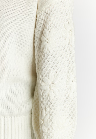 Pull-over Usha en blanc