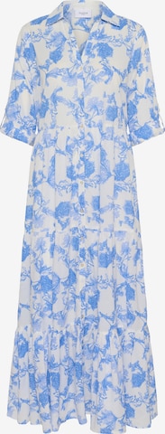 Robe-chemise SAINT TROPEZ en bleu : devant