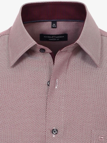 CASAMODA Comfort fit Business Shirt in Red