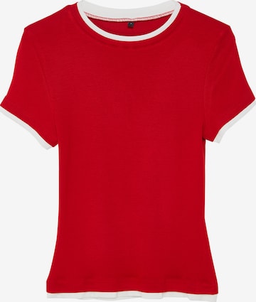 Trendyol - Camisa em vermelho: frente