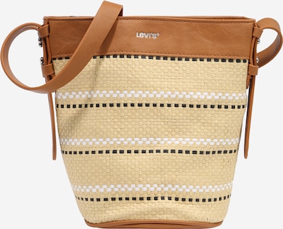 LEVI'S Axelremsväska i ljusbeige / ljusbrun / svart / vit, Produktvy