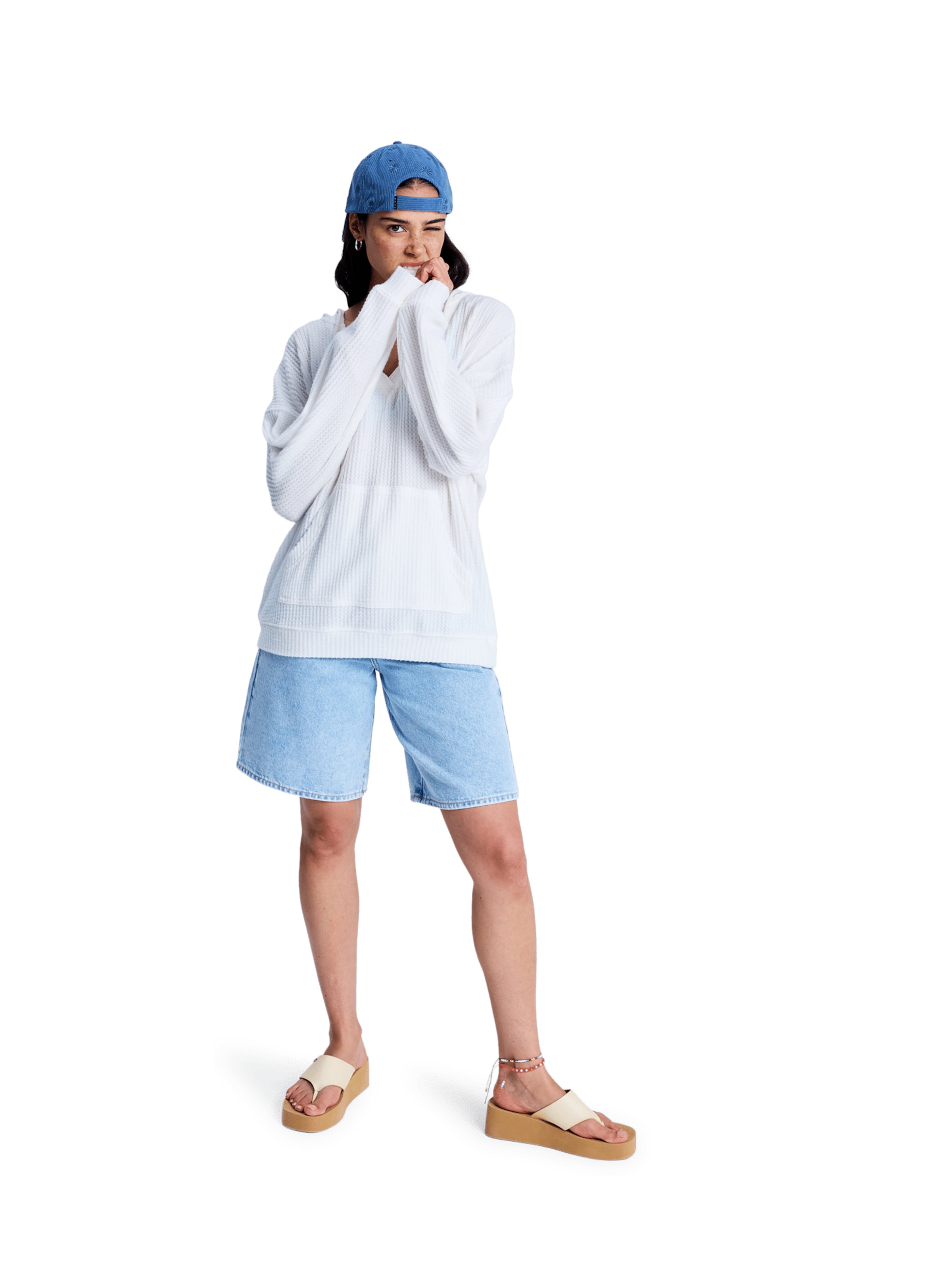 ROXY Pullover 'Ocean Drive' in Weiß