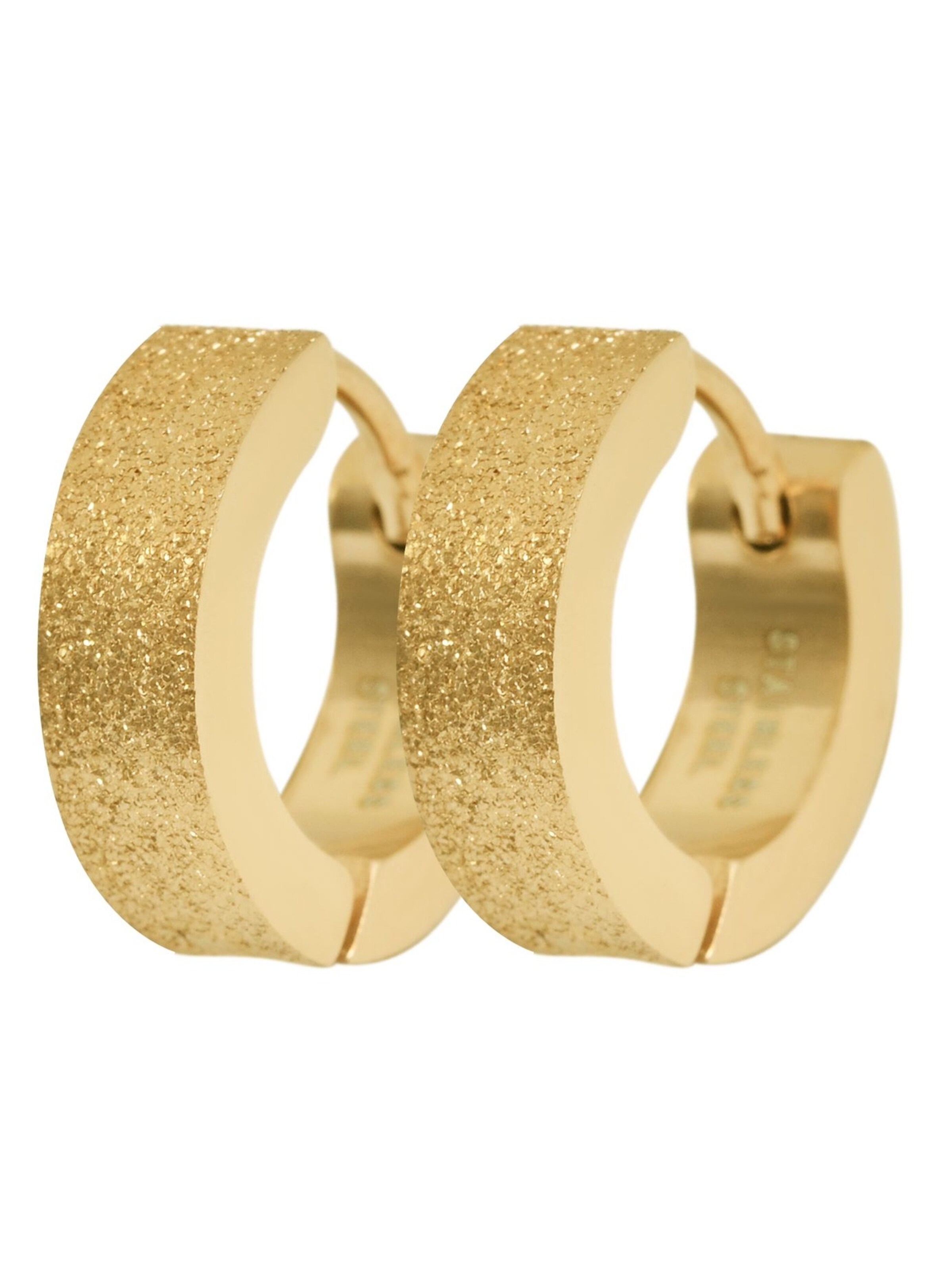 Akzent Earrings 'Matty, langlebig' in Gold: front