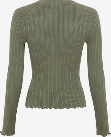KangaROOS Knit Cardigan in Green: front