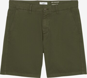Marc O'Polo DENIM Chino Pants 'Mik' in Green: front