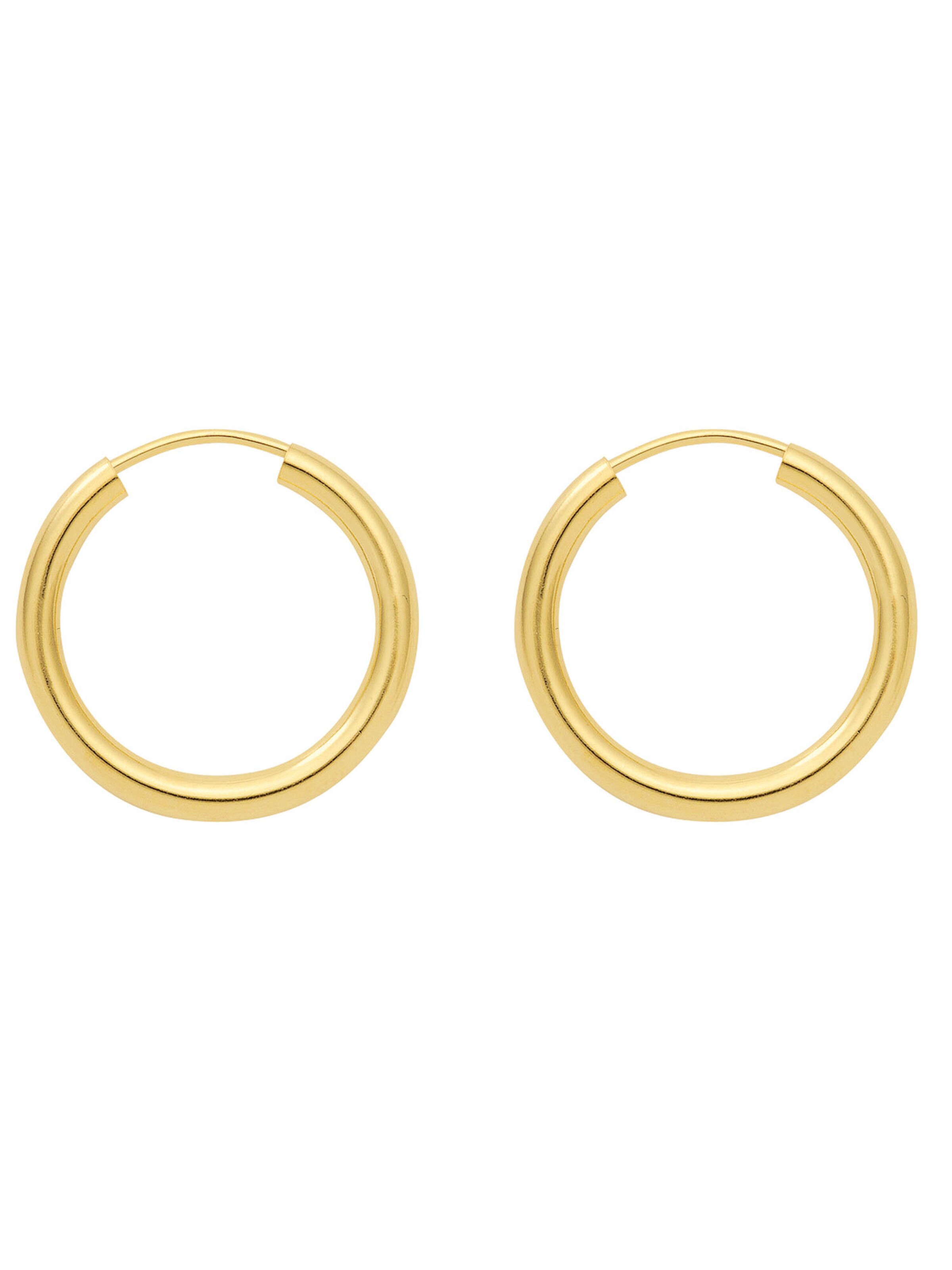 Adelia´s Earrings in Gold: front