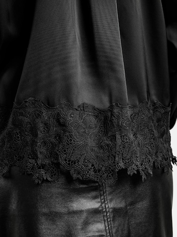 T-shirt ' BOLINE-LS ' Liberte Essentiel en noir