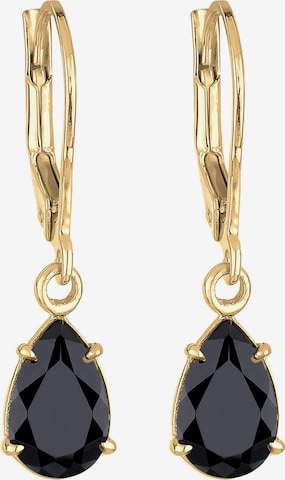 ELLI PREMIUM Earrings 'Tropfen' in Gold: front